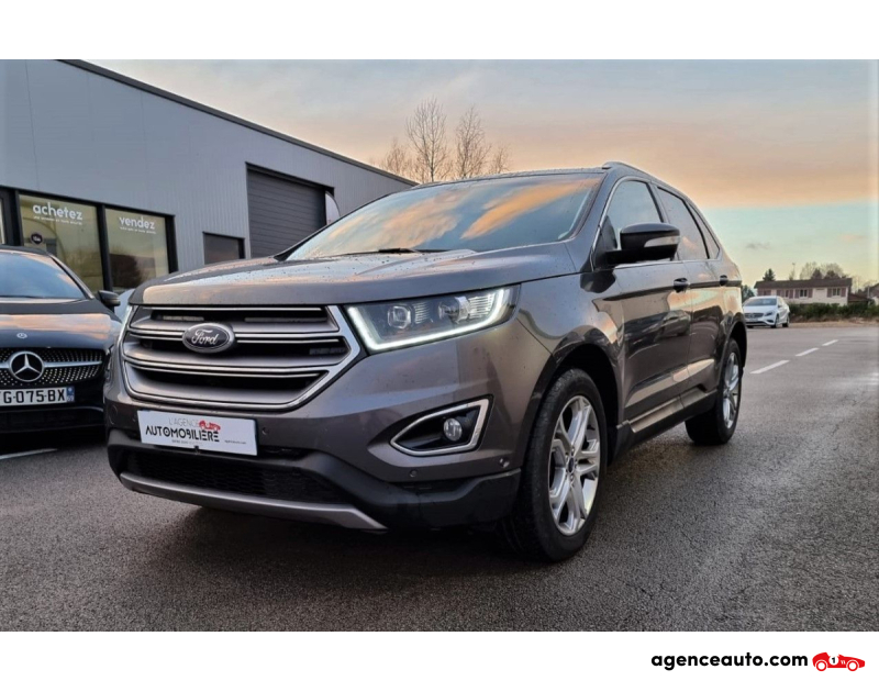Compra de Coches Usados, Coches Usados Baratos %'|'% Agence Auto Ford Edge 2.0 TDCi 4x4  Powershift TITANIUM 210 cv Gris Año 2017 Automatique Diesel